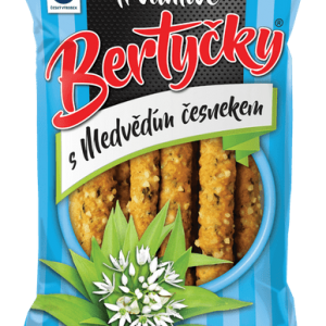 Hospodské brambůrky Bertyčky s Medvědím česnekem - 90g