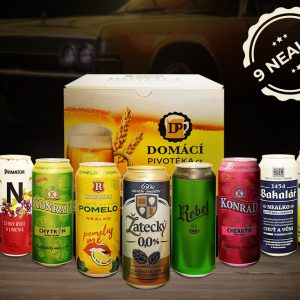 Domácí pivotéka Nealkoholické pivo - sada 9 plechů 0° 9 x 0