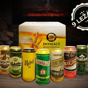 Domácí pivotéka Pivo v plechu - 9 ležáků 11°-12° 9 x 0