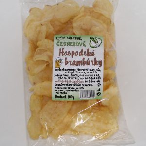 Hospodské brambůrky česnekové -100g