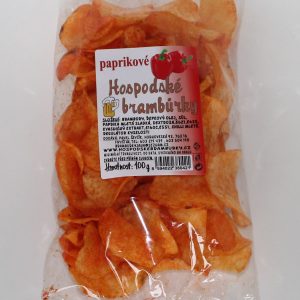 Hospodské brambůrky paprikové - 100g