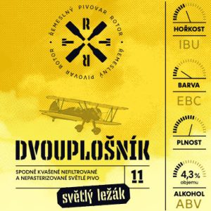 Rotor Dvouplošník 11° - Pet 1l