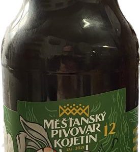 Měšťanský pivovar Kojetín Kojetínské Zelené pivo 12° - 1l Pet